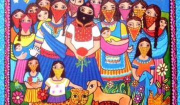 Mujeres zapatistas en Chiapas