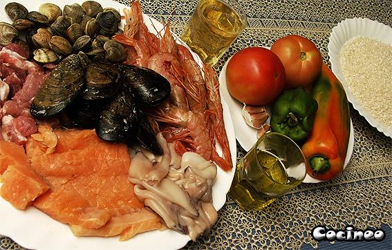 Paella de marisco Paella de marisco