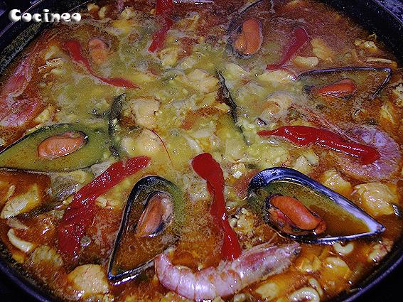 Paella de marisco Paella de marisco