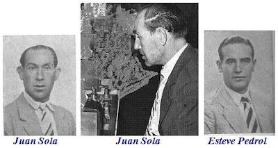 Los ajedrecistas Juan Sola y Esteve Pedrol Torneo Regional de Ajedrez de Vic 1940, indiscutible triunfo de Antonio Medina
