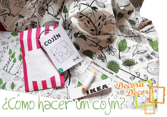 ¿Cómo hacer un cojín según IKEA? hacer un cojin