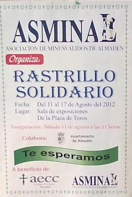 RASTRILLO SOLIDARIO organizado por ASMINAL y la Asociación Española Contra el Cáncer (AECC)