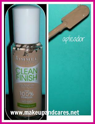 Clean Finish , un fondo de maquillaje de Rimmel London ideal para usar a diario.