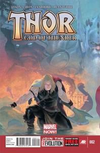 Detalles y portada de Thor: God of Thunder Nº 2 de Marvel NOW!