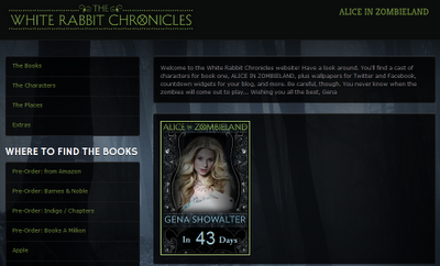 Sitio oficial de The White Rabbit Chronicles, la nueva saga de Gena Showalter Sitio oficial de The White Rabbit Chronicles, la nueva saga de Gena Showalter