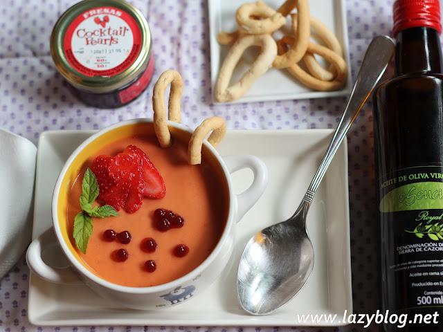 Salmorejo de frutas