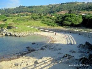 Playa de Buelna en Llanes: Vistas margen izquierda