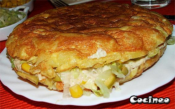 Tortilla rellena Tortilla rellena