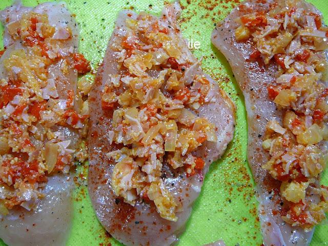 Rollitos de pollo a la crema Rollitos de pollo a la crema