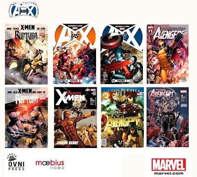 AVENGERS VS. X-MEN: Presentación en Moebius Liceo AVENGERS VS. X-MEN: Presentación en Moebius Liceo