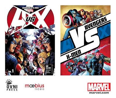 AVENGERS VS. X-MEN: Presentación en Moebius Liceo AVENGERS VS. X-MEN: Presentación en Moebius Liceo
