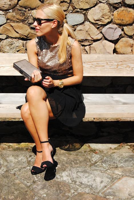 Sequins dress. Sequins dress.