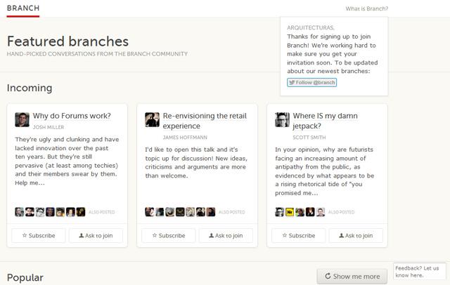 640px_Branch Branch y Medium: novedades en redes sociales – de los fundadores de Twitter