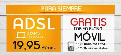 Jazztel lanza una interesante promoción: 100 minutos y 100 Mb gratis en el móvil con su ADSL