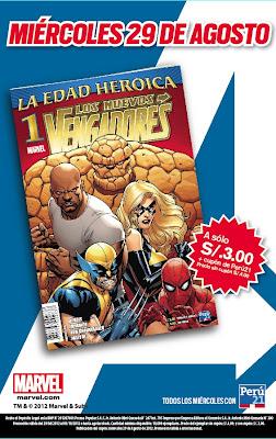 La Edad Heroica continua en Perú 21, New Avengers volumen 2