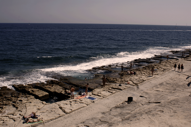 Playa excavada de Sliema