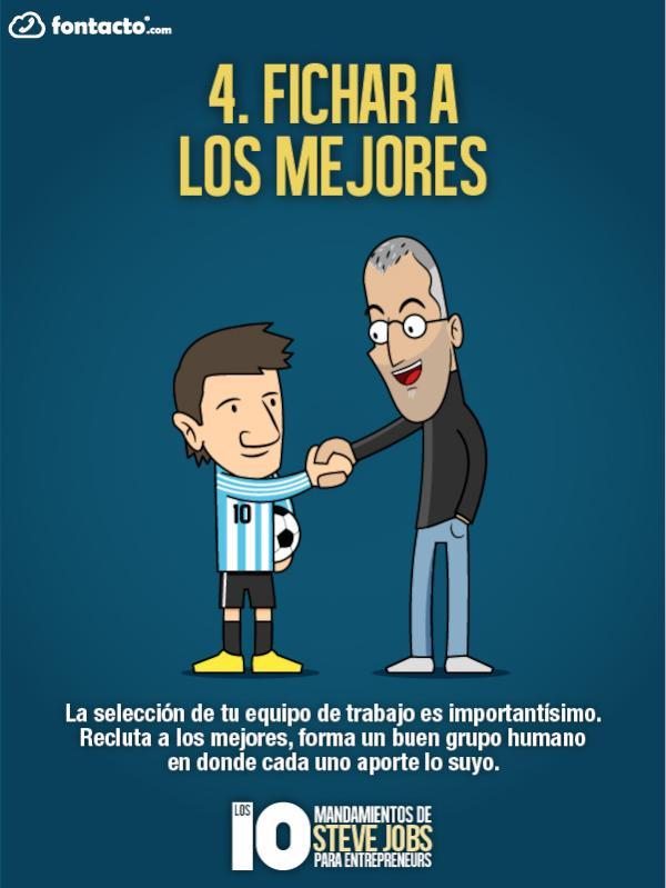 4 Los 10 mandamientos de Steve Jobs para emprendedores