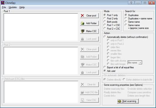 clonespy-elimina-ficheros-duplicados-1 CloneSpy, vemos una herramienta rápida que te puede ayudar a encontrar y eliminar archivos duplicados