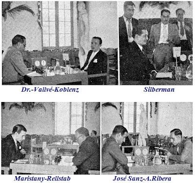 Las partidas de ajedrez Dr. Vallvé-Koblenz, Maristany-Rellstab, José Sanz-Ángel Ribera y Silberman Las partidas de ajedrez Dr. Vallvé-Koblenz, Maristany-Rellstab, José Sanz-Ángel Ribera y Silberman