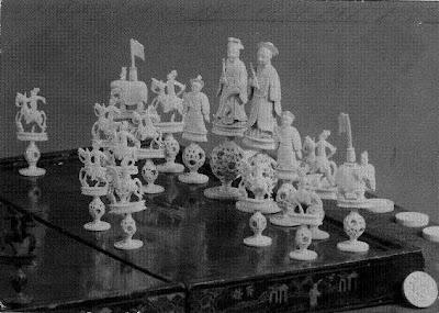 Juego de ajedrez del Orfeo Reusense Juegos de ajedrez antiguo