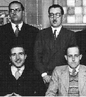 Los ajedrecistas Dr.Vallvé, Cherta, Maristany y Ribera Dr.Vallvé, Cherta, Maristany y Ribera