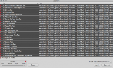 convertir archivos Flac a mp3 en mac osx - Paperblog