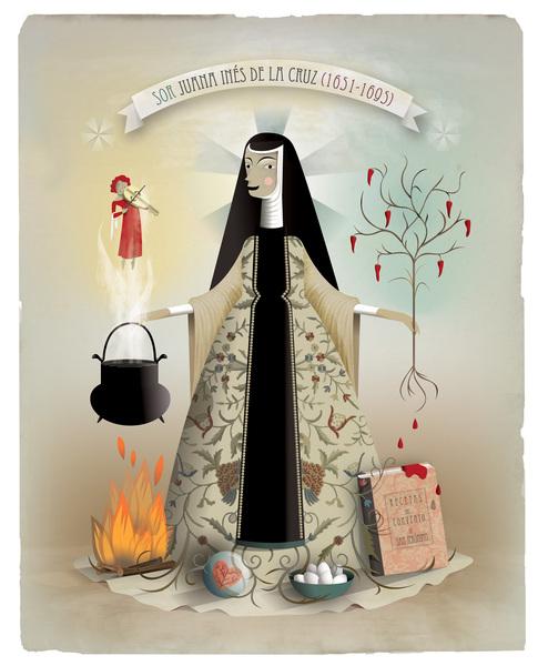 Imagen del día: Sor Juana, por Cristin Turdera
