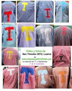 San Timoteo 2012 en Luarca: Coleccion chambrones cuadros