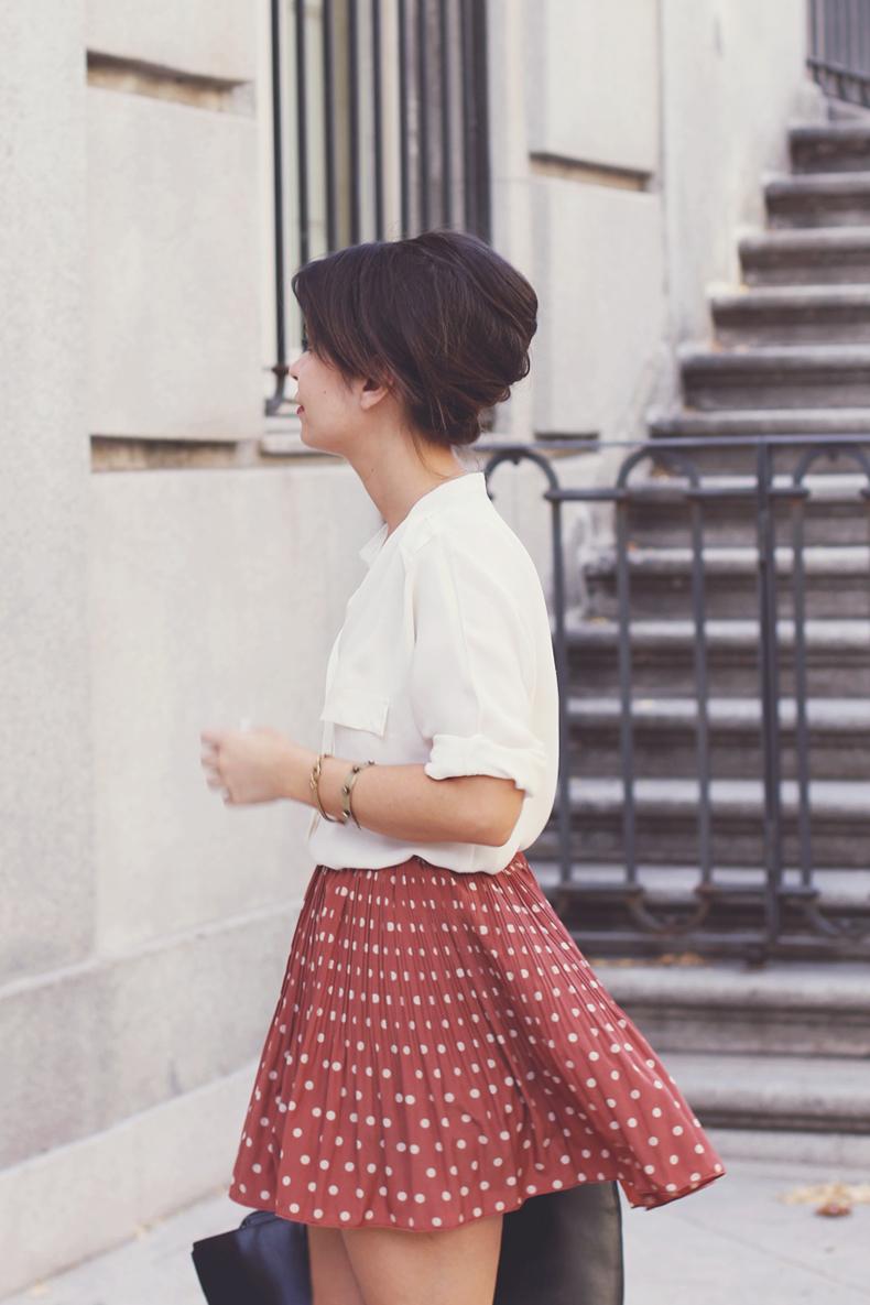 Spot Print Skirt collagevintage