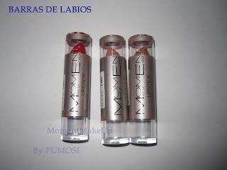 Labios: barras y brillos de Moment Make Up Labios: barras y brillos de Moment Make Up