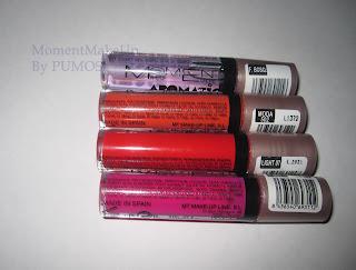 Labios: barras y brillos de Moment Make Up Labios: barras y brillos de Moment Make Up