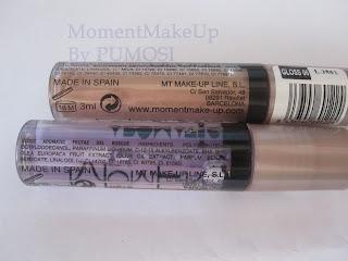 Labios: barras y brillos de Moment Make Up Labios: barras y brillos de Moment Make Up