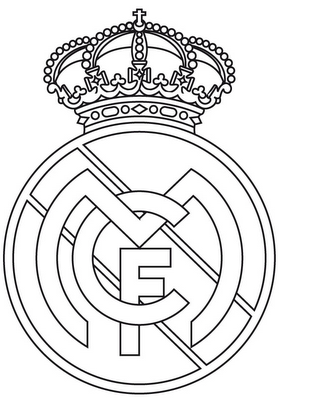 Tarta fondant del Real Madrid
