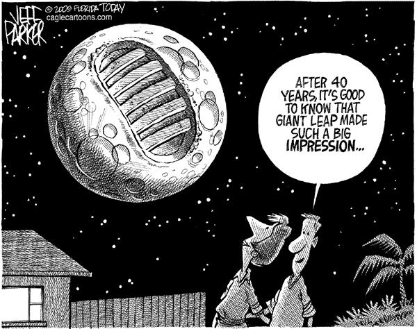 Neil Armstrong, homenaje gráfico