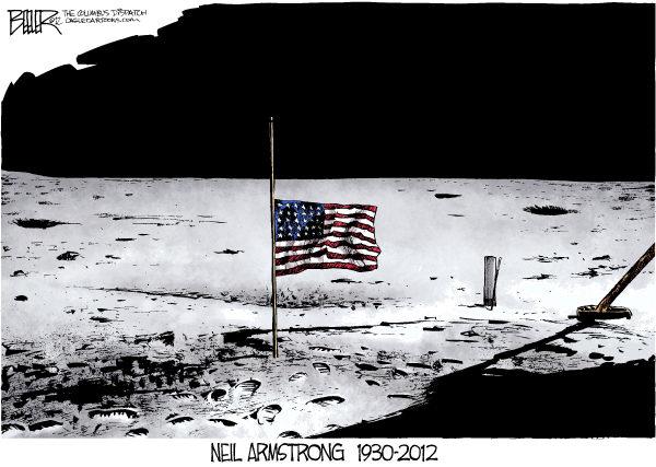 Neil Armstrong, homenaje gráfico