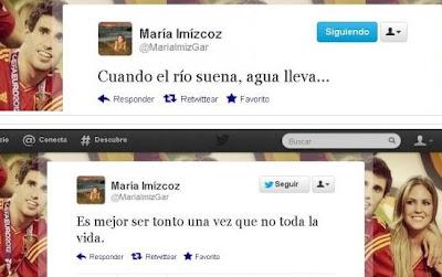 LA NOVIA DE JAVI MARTINEZ Y SU MENSAJE INQUIETANTE EN TWITER: