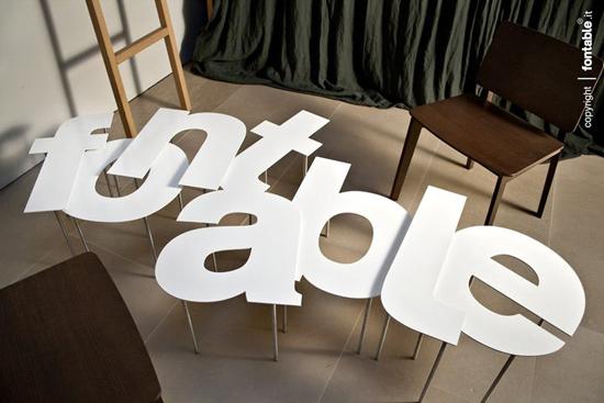 Mesas tipográficas Mesas tipográficas