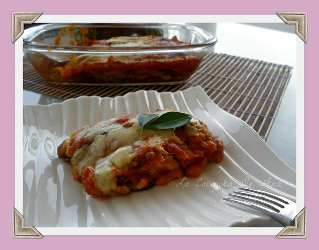 Berenjenas a la parmesana Berenjenas a la parmesana