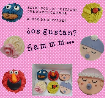 Cupcakes que haremos en el curso Cupcakes que haremos en el curso