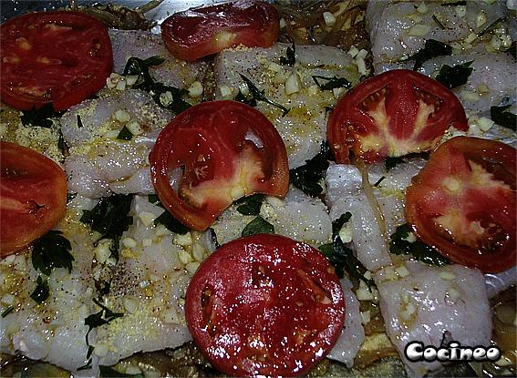 Merluza al horno Merluza al horno