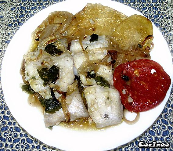 Merluza al horno Merluza al horno