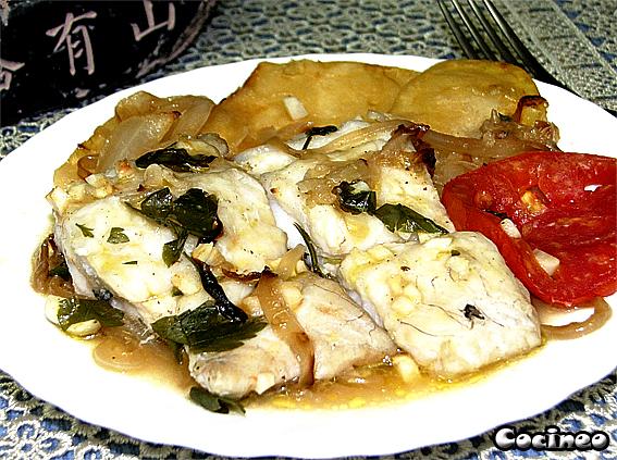 Merluza al horno Merluza al horno