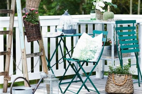 decorar balcón estilo romántico Ideas para decorar el balcón