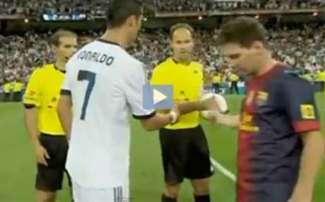 Ronaldo y Messi, en el momento del \'no\' saludo