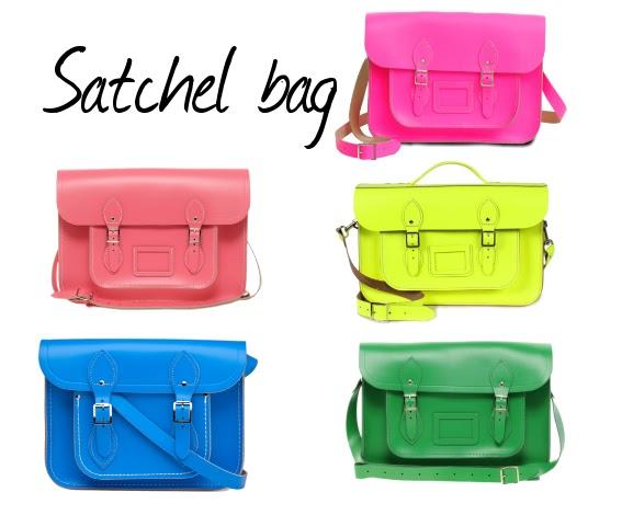 Tendencias 2012: Los bolsos Cambridge Satchel flúor Tendencias 2012: Los bolsos Cambridge Satchel flúor