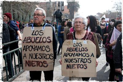 Una imagen dice más que palabras: Marcha por la Educación, Chile Una imagen dice más que palabras: Marcha por la Educación, Chile