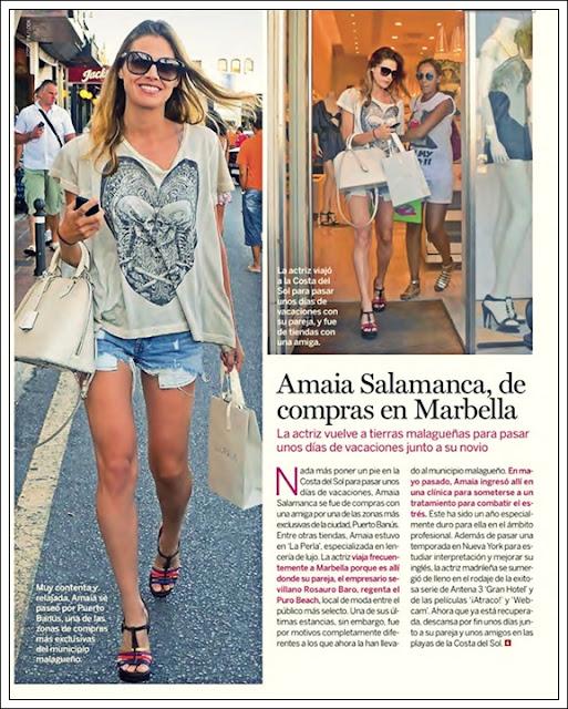 Marchando una de famosos: Amaia, Sara y Blanca... Marchando una de famosos: Amaia, Sara y Blanca...