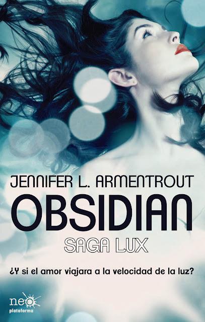 Portada, sinopsis y fecha de Obsidian - Jennifer L. Armentrout (Lux #1) en español