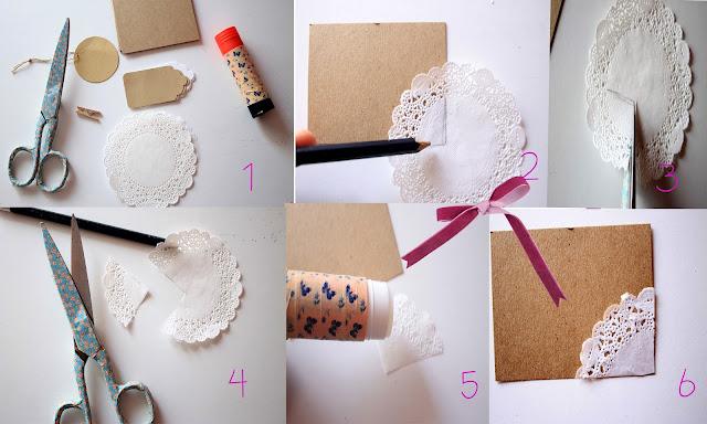 DIY Tags y tarjetas doilies para regalo DIY Tags y tarjetas doilies para regalo