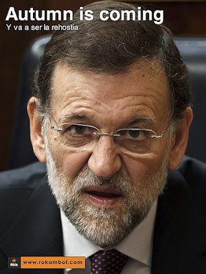 Tráfico se vuelca, el rey se cabrea, el banco malo aparece, Rajoy, prodigado en la prensa, sube el IVA, Iniesta, elegido el mejor jugador…